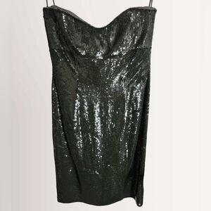 Escada Vintage Silk Sequin Sheath Cocktail Dress